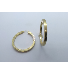 Goud oorringen VK 3.1  x 36 mm - 3241357
