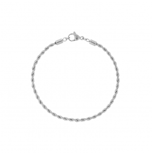 Aze juwels bracelet Rope 3mm Inox- (19.5cm) - 3241402