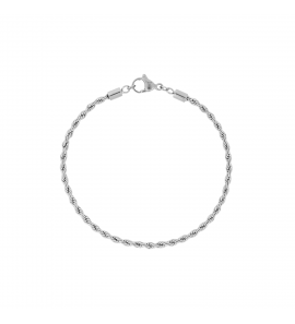 Aze juwels bracelet Rope 3mm Inox- (22.5cm) - 3241404