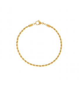Aze juwels bracelet Rope 3mm Dore - (19.5cm) - 3241405