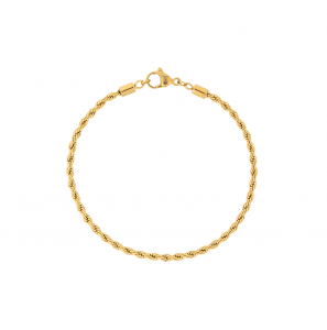Aze juwels bracelet Rope 3mm Dore - (19.5cm) - 3241405
