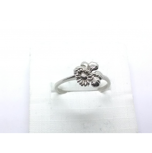 Zilver dames ring "bloemen" - 3241428