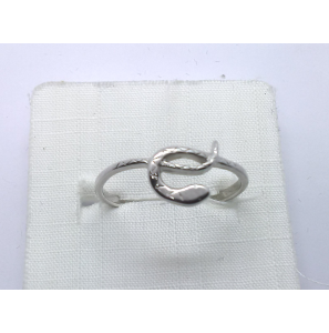 Zilver dames ring "slang" - 3241436