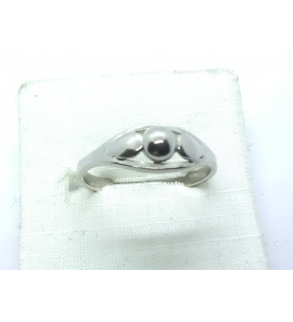 Zilver dames ring "bolletjes" - 3241438
