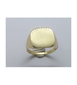 Goud monogram ring - 3241473