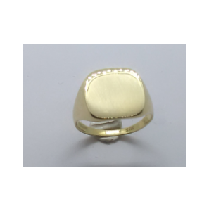 Goud monogram ring - 3241473