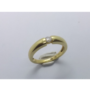Goud dames ring met zirkonia - 3241481