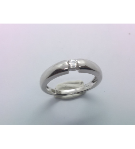 Wit Goud dames ring met zirkonia - 3241482