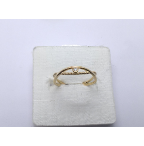 Goud dames ring met 0.02 ct. WE-P2 - 3241521
