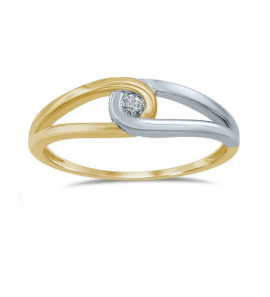 Goud dames ring met 0.04 ct. WE-SI - 3241523