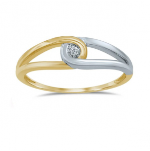 Goud dames ring met 0.04 ct. WE-SI - 3241523