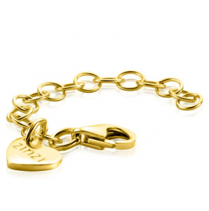 ZINZI gold plated zilveren verlengstukje 5 cm - 3241533