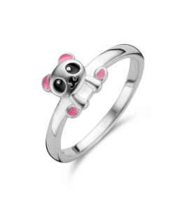 Zilver ring panda mt. 14 - 3241551