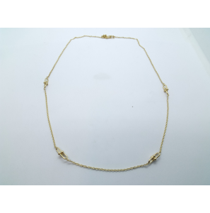 Goud collier met harpschakel 3.8 mm 45 cm - 3241657