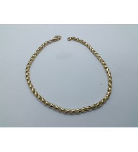 Gouden armband fantasie rond 2,6 mm 19 cm - 3241659