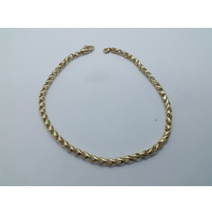 Gouden armband fantasie rond 2,6 mm 19 cm - 3241659