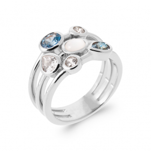 Zilver dames ring - 3241685