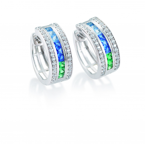 Zilver Klap oorringen - 3241693