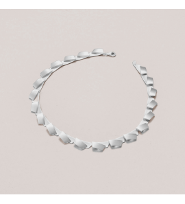 Zilver collier open schakels - 3241702