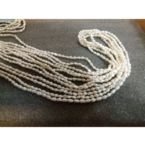 Biwa zoetwater parel collier 90 cm wit - 3241715