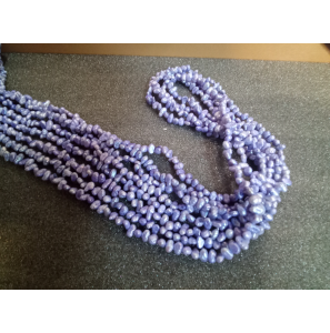 Biwa zoetwater parel collier 90 cm lavendel - 3241719