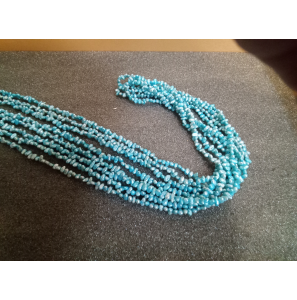 Biwa zoetwater parel collier 90 cm blauw - 3241720