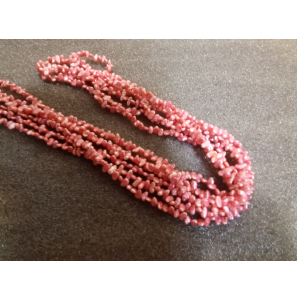 Biwa zoetwater parel collier 90 cm roze - 3241723