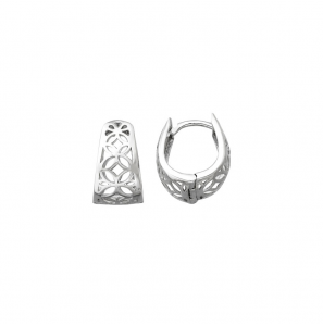 MY iMenso Creoli creol "Filigrana 15mm" (925/rhod-plated) - 3241750