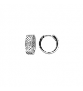MY iMenso Creoli creol "Filigrano 14mm" (925/rhod-plated) - 3241751