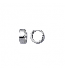 MY iMenso Creoli creol "Onda 13mm" (925/rhod-plated) - 3241752