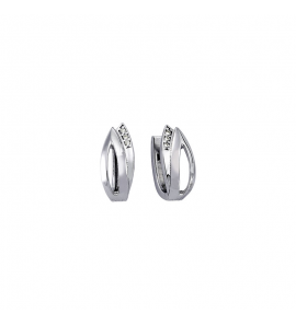 MY iMenso Creoli creol "Giglio 14mm" (925/rhod-plated) - 3241754