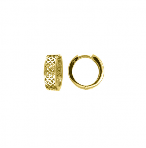 MY iMenso Creoli creol "Filigrano 14mm" (925/1Mgold-plated) - 3241760