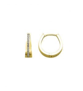MY iMenso Creoli creol "Schiena 16mm" (925/1Mgold-plated) - 3241763