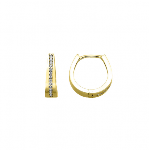 MY iMenso Creoli creol "Schiena 16mm" (925/1Mgold-plated) - 3241763