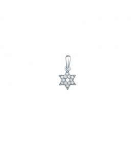 MY iMenso ODM "Star CZ 10mm" pendant (925/rhod-plated) - 3241770