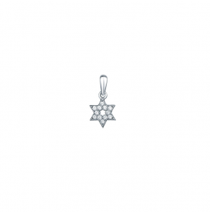 MY iMenso ODM "Star CZ 10mm" pendant (925/rhod-plated) - 3241770