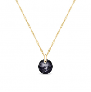 Spark MACARON Necklace gilded Silver Night - 3241780
