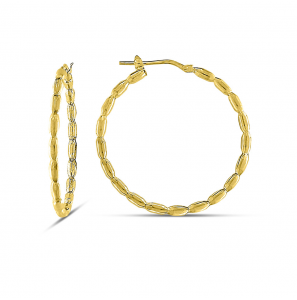 MY iMenso Creoli earring "Infinito 50mm" (925/1Mgold-plated) - 3241785