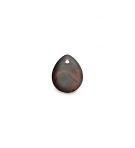 MY iMenso Carezza Goccy single stone "black MOP" flat 15mm - 3241800