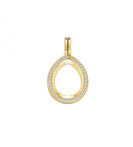 MY iMenso Goccy (15mm) medaillon "zirconi" (925/1Mgold-plated) - 3241801