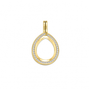 MY iMenso Goccy (15mm) medaillon "zirconi" (925/1Mgold-plated) - 3241801