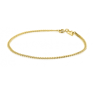 ZINZI Gold 14 karaat gouden gourmet armband 2,2mm breed ZGA293 - 3241815