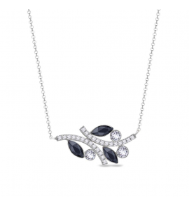 Spark BRINDILLE Necklace Graphite, Crystal - 3241894