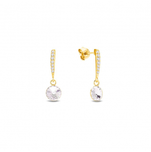 Spark RIVOLI Earrings gilded Crystal - 3241900