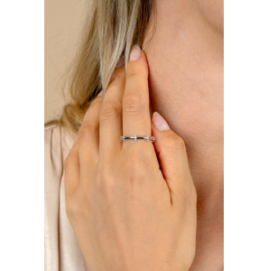 ZINZI zlv. aanschuifring met zirconia mt. 56 - 3241947