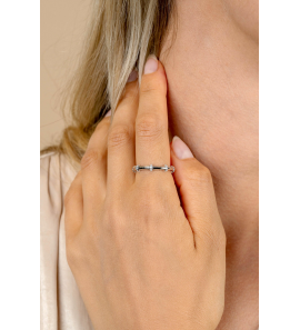 ZINZI zlv. aanschuifring met zirconia mt. 54 - 3241948