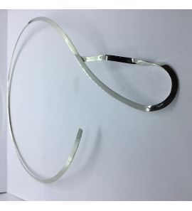 Zilver spang collier - 3242099