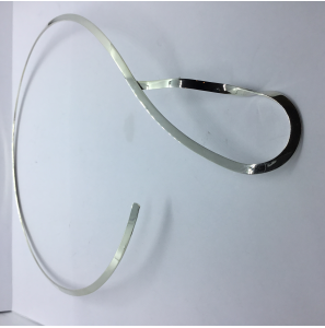Zilver spang collier - 3242099