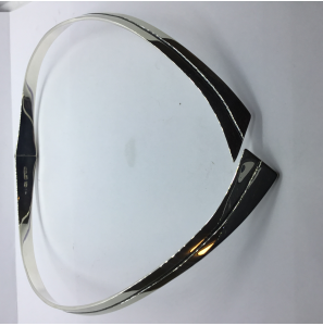 Zilver spang collier - 3242101