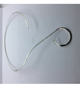 Zilver spang collier - 3242104